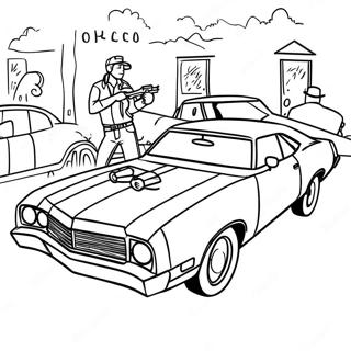 Dukes Of Hazzard Coloring Pages