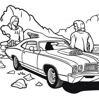 Dukes Of Hazzard Coloring Page 35173-28143