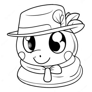 Cappy The Charming Hat Coloring Page 3517-2849