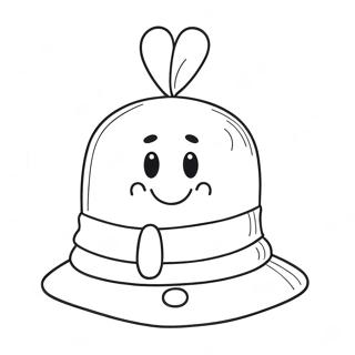 Cappy The Charming Hat Coloring Page 3517-2852