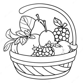 Fruit Basket Coloring Page 35183-28154