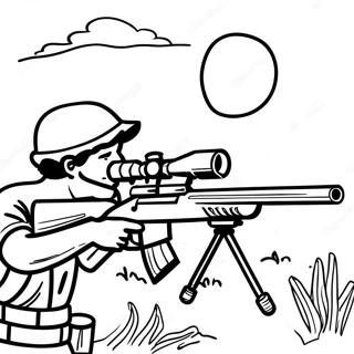 Sniper Army Coloring Page 35193-28164