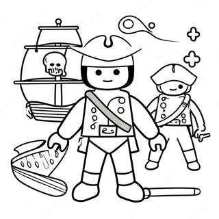 Playmobil Pirate Adventure Coloring Page 35224-28187