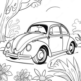 Vw Bug Coloring Pages