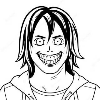 Jeff The Killer Coloring Page 35253-28210