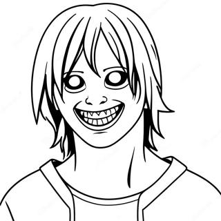 Jeff The Killer Coloring Page 35253-28211