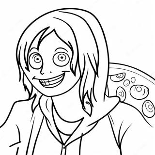 Jeff The Killer Coloring Page 35253-28212