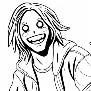 Creepy Jeff The Killer Coloring Page 35254-28216