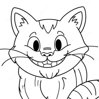 Cheshire Cat Coloring Page 35263-28219