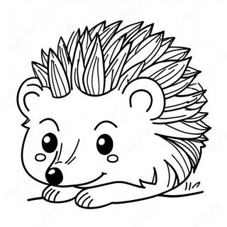 Hedgehog Coloring Page 3526-2854