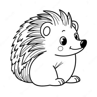 Hedgehog Coloring Page 3526-2855