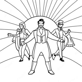 The Greatest Showman Coloring Page 35283-28232