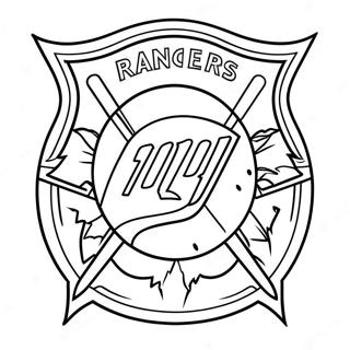 New York Rangers Logo Coloring Page 35323-28263