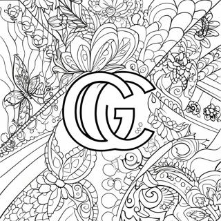 Gucci Logo Coloring Page 35333-28274