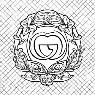 Gucci Logo Coloring Page 35333-28275