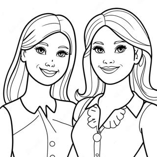 Barbie Skipper Stacie And Chelsea Coloring Page 35343-28286