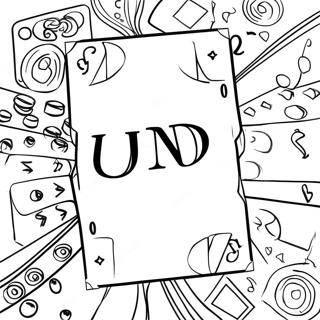 Colorful Uno Cards Coloring Page 35354-28294