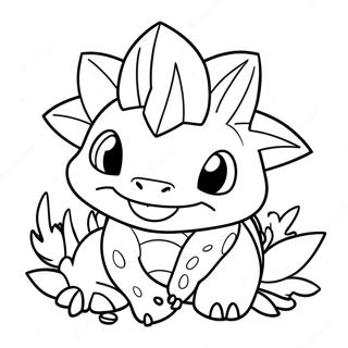 Ivysaur Coloring Page 35423-28342