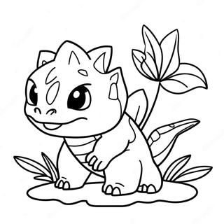 Ivysaur Coloring Page 35423-28343