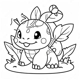 Ivysaur Coloring Page 35423-28344