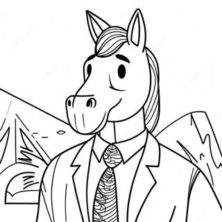 Bojack Horseman Coloring Page 35433-28350