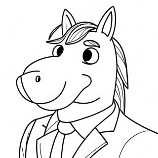 Bojack Horseman Coloring Page 35433-28351