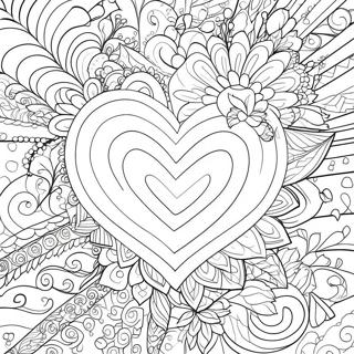 True Love Heart Coloring Page 35443-28363