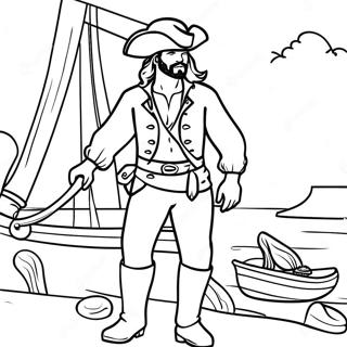 Pirate Santiago Adventure Coloring Page 35454-28374