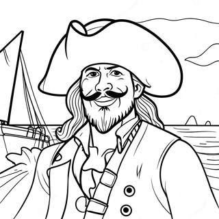 Pirate Santiago Adventure Coloring Page 35454-28375