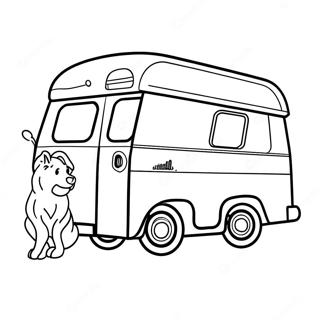 Barbie Camper Adventure Coloring Page 35463-28379