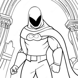 Moon Knight Coloring Page 35473-28399