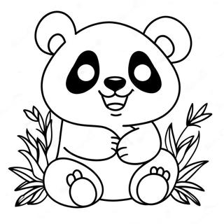 Playful Panda Coloring Page 35484-28393