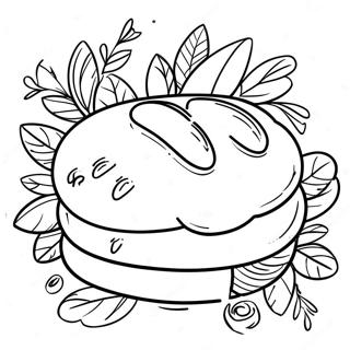 Bread Coloring Pages