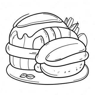 Freshly Baked Bread Coloring Page 35494-28418