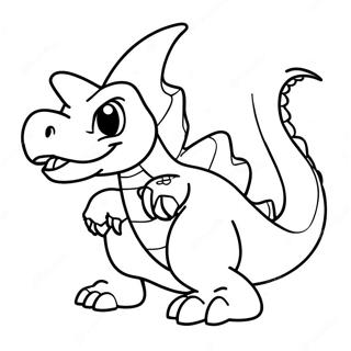 Garchomp Coloring Page 35513-28415