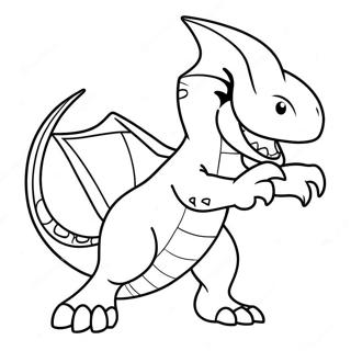 Ferocious Garchomp Coloring Page 35514-28421