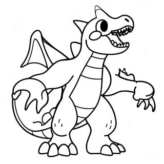 Ferocious Garchomp Coloring Page 35514-28423