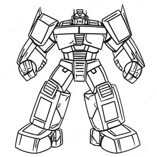 Ironhide Transformer Coloring Page 35523-28431