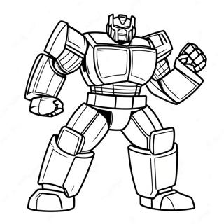 Ironhide In Battle Pose Coloring Page 35524-28426