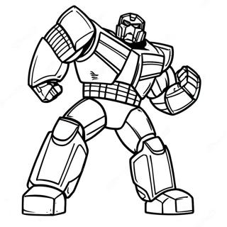 Ironhide In Battle Pose Coloring Page 35524-28427