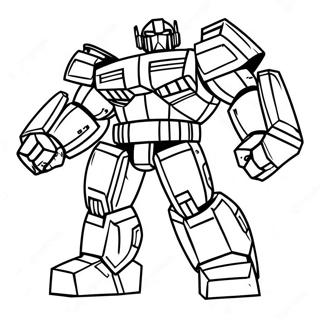 Ironhide In Battle Pose Coloring Page 35524-28428