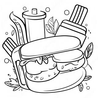 School Lunch Hero Day Coloring Page 35533-28436