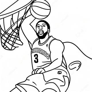 Anthony Davis Dunking Coloring Page 35574-28465