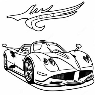 Pagani Coloring Pages