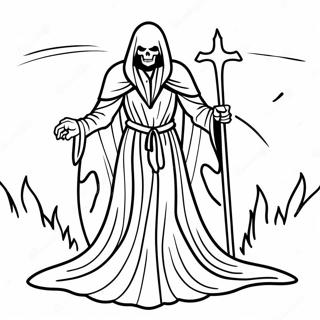 Wraith In Mysterious Shadow Coloring Page 35634-28523