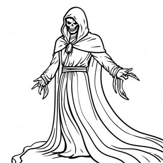 Wraith In Mysterious Shadow Coloring Page 35634-28524