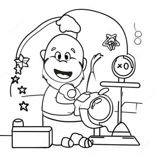 Science Christmas Coloring Page 35653-28526