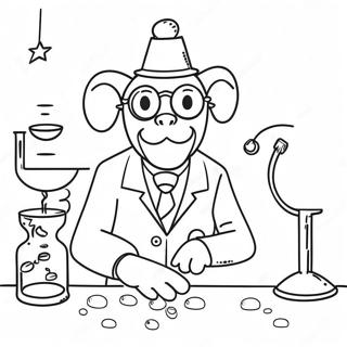 Festive Science Lab Coloring Page 35654-28534