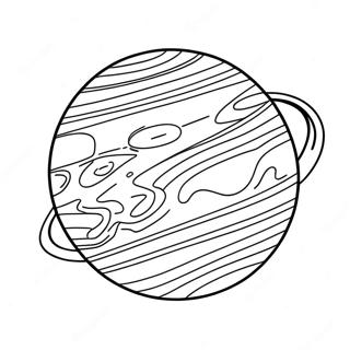 Jupiter Planet Coloring Page 35663-28538