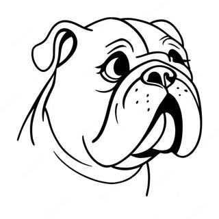 Bulldog Coloring Page 3566-2883